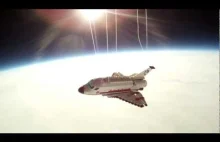 Z serii "Balonem W Kosmos": Prom kosmiczny z LEGO