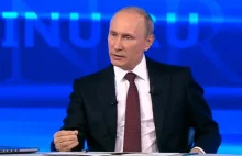 Telekonferencja z Władimirem Putinem. "Byłem w KGB, jestem absolutnie...