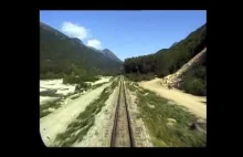 Niesamowita linia kolejowa w górach USA