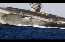 USS Nimitz, manewry przy maksymalnej prędkości