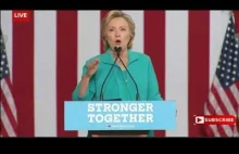 Hillary Clinton mowi o spolecznosci 4chana- Z widowni slychac okrzyk PEPE