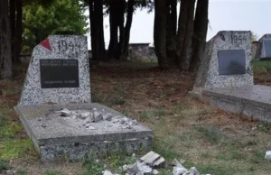 Zdewastowano cmentarz żołnierzy radzieckich!