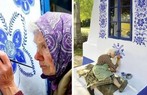 90-letnia czeska babcia zamienia małą wioskę w swoją galerię sztuki
