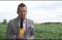 Jak usłyszał TVN to tak się wku**.. zdenerwował Okrasa przegoniony z pola!