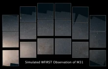 Symulowany obraz demonstruje moc nowego teleskopu do badań w podczerwieni