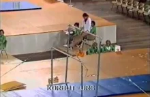 Tak wyglądały w latach 70 akrobacje gimnastyczne, które są dzisiaj zakazane
