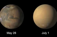 Tak wyglądał Mars podczas wielkiej burzy - nowe wideo od NASA