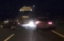 Polski kierowca ciężarówki zasnął podczas jazdy po brytyjskiej autostradzie