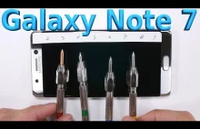 Galaxy Note 7 - Test wytrzymałościowy