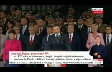 Mocne przemówienie PAD przed defiladą z okazji Obchodów Święta Wojska Polskiego