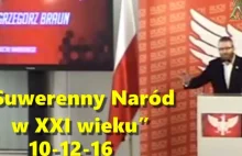 Grzegorz Braun MEGA MOCNE wystąpienie: Kongres Ruchu Narodowego...