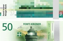 Nowe wzory banknotów w Norwegii