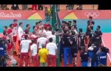 Mecz Polska Iran w Rio i awantura po meczu !