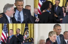 De Niro, Ross, Hanks. Obama po raz ostatni wręczył Medale Wolności.
