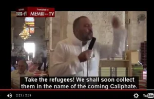 Zdepczemy Europę! - takie przesłanie do imigrantów skierował imam w meczecie...