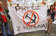 Protest przeciwko symbolom komunizmu