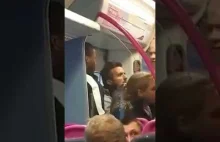 Dialog między Arabem a Polakiem w metrze, spowodowany próba kradzieży
