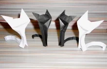 Kot papieru. Origami / Origami Cat