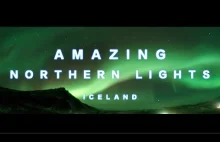 Niesamowita Zorza Polarna. Islandia 4K