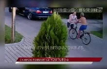 Seba z BMW nokautuje dziadka na rowerze