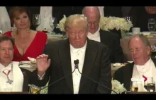 Donald Trump roastuje Hillary Clinton na przyjęciu dobroczynnym [ENG]