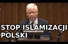 Jarosław Kaczyński MOCNE przemówienie o muzułmańskich imigrantach SEJM 16...