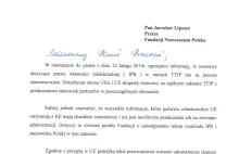 TTiP: Tekst porozumienia zostanie udostępniony po podpisaniu porozumienia.