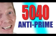 5040 and other Anti-Prime Numbers - Numberphile