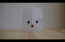 Origami. Jak zrobić królika z papieru (lekcja wideo)