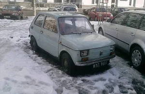 Fiat 126p z 1974 roku, jeden z niewielu w takim stanie