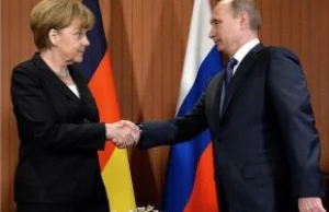 "Independent": Tajny układ Merkel-Putin. Krym za gaz