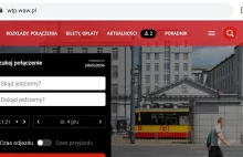 Nowa strona komunikacji miejskiej za ponad milion złotych. Informatyk zrobiłby
