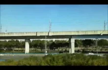 Nagranie całego przejazdu kolei magnetycznej w Szanghaju