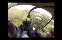 Kraksa samolotu i akcja ratunkowa przeprowadzona przez helikopter