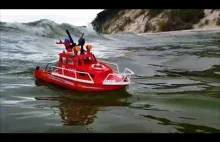 Test łódki Playmobil na Bałtyku