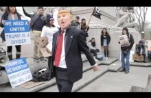 Donald Trump Funny Protest Rally in NYC