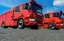 Duńscy strażacy robią zakupy w Bielsku-Białej