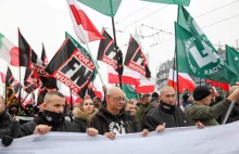 Włoscy neofaszyści, antyislamskie hasła i race w Warszawie, czyli relacja TVNu