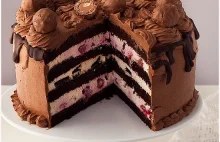 Tort śmietanowy z owocami i czekoladą - I Love Bake