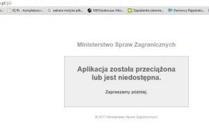 Strona MSZ zhakowana? Zamiast poparcia dla Saryiusza-Wolskiego komunikat