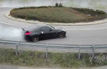 Zrobił sobie istny tor do driftu na rondzie (VIDEO) - Krotoszyn.DlaWas.info