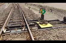 Kontrola poprawności działania zwrotnicy kolejowej o napędzie mechanicznym