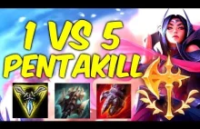 Irelia 1 vs 5 Pentakill - Irelia montage - league of...