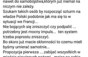 Nawoływał do zbrodni i zbiorowych samobójstw. Policjanci zatrzymali 36 latka