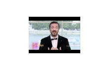 Ricky Gervais na rozdaniu nagród Emmy