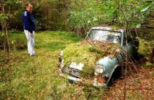 Odnalazł swój samochód w lesie, dokładnie tam gdzie zostawił go 40 lat temu