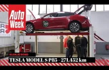 Tesla Model S P85 - 271.452 km - przegląd techniczny.