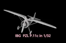 Szykuje się pierwszy polski model wtryskowy w skali 1:32 !!! PZL P.11c IBG