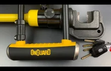 U-Lock OnGuard’s 17mm “Brute” kontra hydrauliczne nożyce do metalu