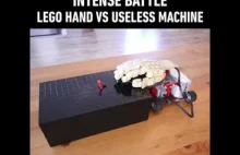 INTENSE BATTLE LEGO HAND Vs USELESS MACHINE
